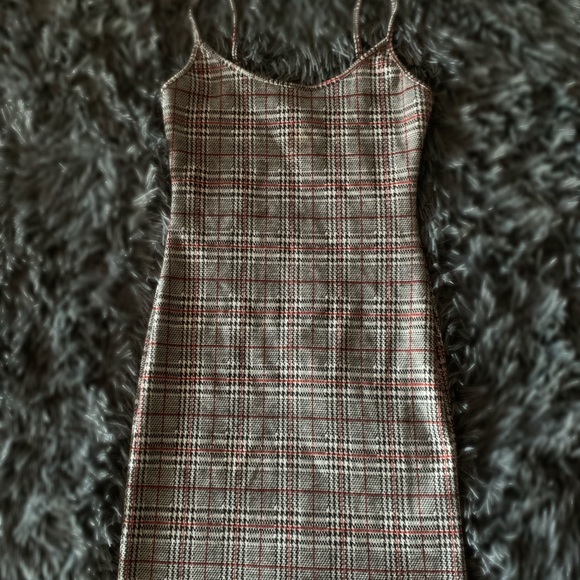 Plaid Bodycon Minidress - Picture 3 of 3